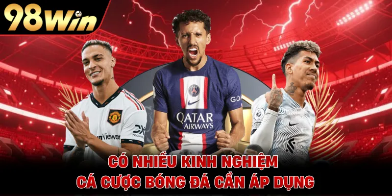 Có nhiều kinh nghiệm cá cược bóng đá cần áp dụng